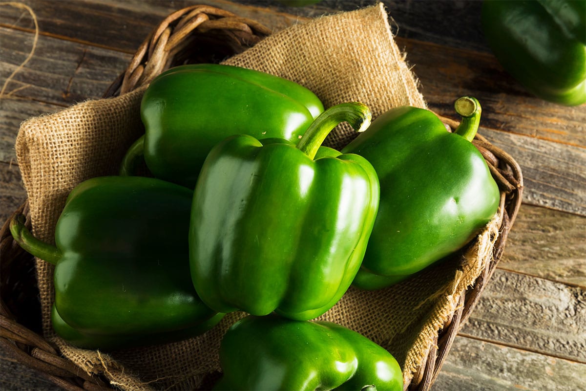 Green peppers